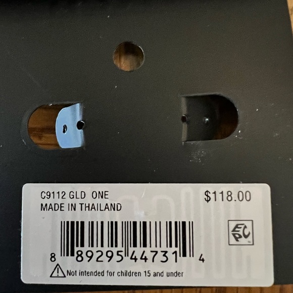 Coach Signature Large Hoop Earrings - Picture 4 of 5